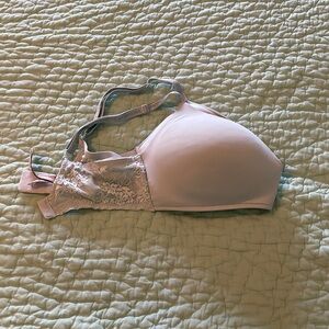 Worn once blue wireless padded bra